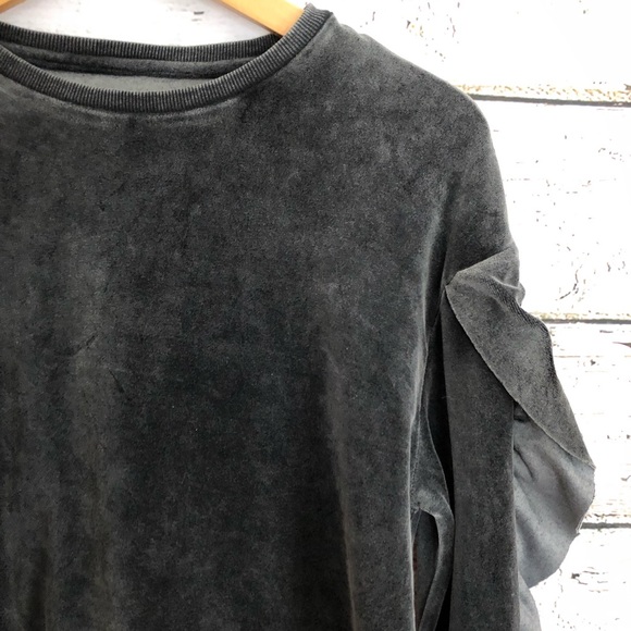 Mustard seed gray sweatshirt - Picture 3 of 5